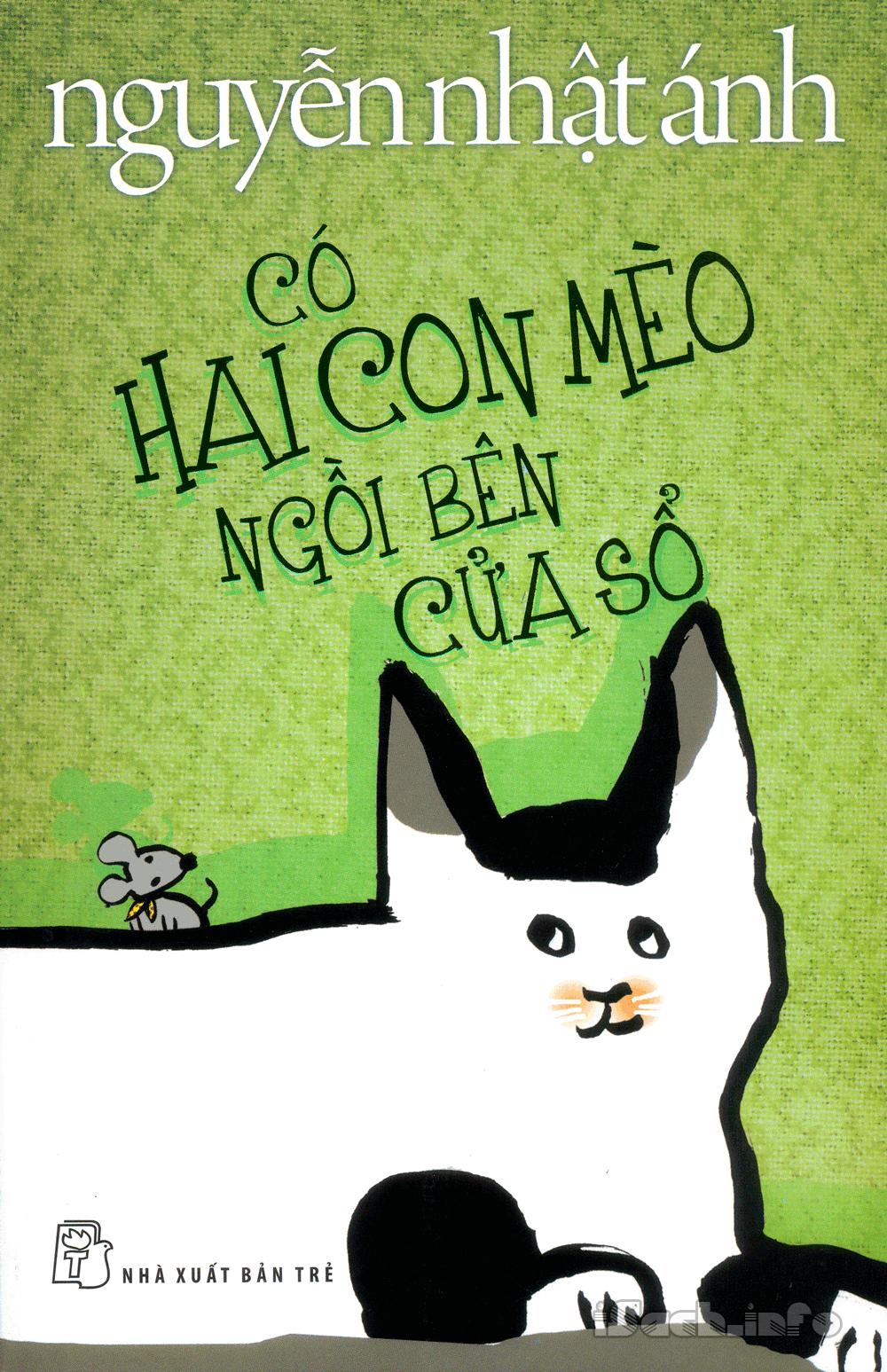 Hai Con Mèo Ngồi Bên Cửa Sổ